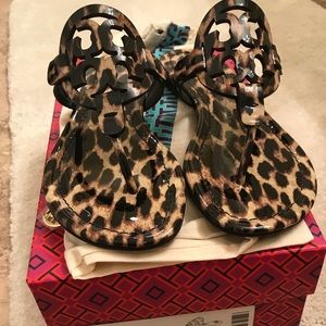 Tory Burch Miller Leopard Sandal 7M